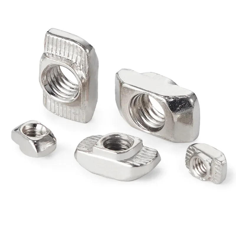 Description Picture 6 of itemT-nut Hammer Head T Nut Nickel Plated Connector For 20/30/40/45 Series Aluminium Profile Accessories M3 M4 M5 M6 M8