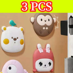 Cartoon Soft Silicone Non-slip Door Stopper Muffler Wall Protector Self-adhesive Door Handles Bumper Protective Plug