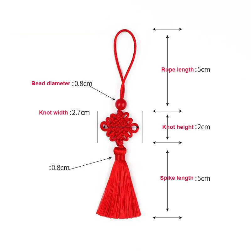 Description Picture 4 of item5/10Pcs Tassel Handmade Beaded Tassel Crafts Bookmarks Pendant Tassel with Cord Loop for Jewelry Making DIY Craft Accessories