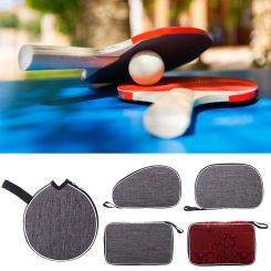 Storage Professional Sport Supplies Table Tennis Rackets Bag Ping Pong Paddles Case With Belt Capacity Single Paddle