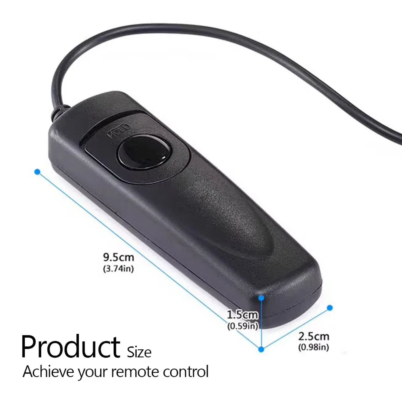 Description Picture 6 of itemRS-80N3 Remote Control Shutter Release Cable for Canon E0S 1V 20D 20Da 3 30D 40D 50D 5D 5DII 5DIII 5DIV 6D 6DII 7DII R5 R5II SLR