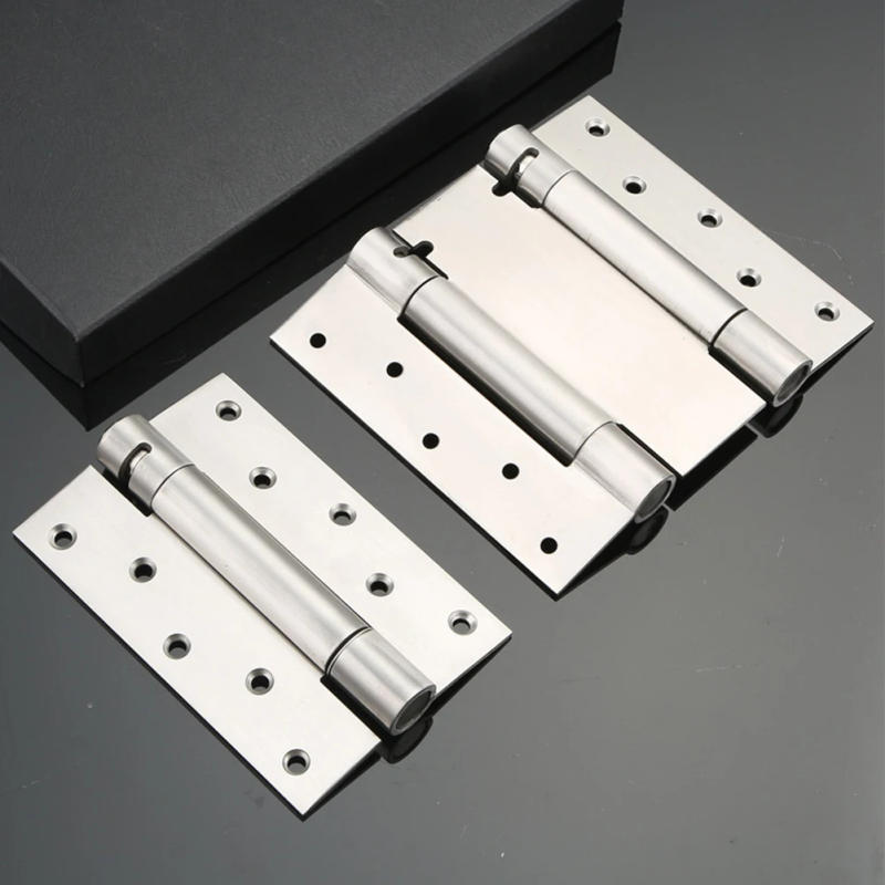 Description Picture 4 of item2pcs Self Closing Spring Hinge Stainless Steel Door Hinges Cabinet Automatic Rebound Door Closer Furniture Hardware Accessories