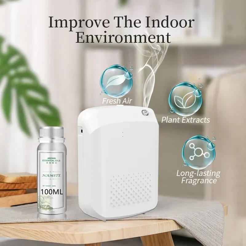 Description Picture 6 of itemNamste Electric Aromatic Oasis Bluetooth 1000m³ Essential Oil Atomization Aroma Diffuser Home Air Freshener Device Perfume Scent