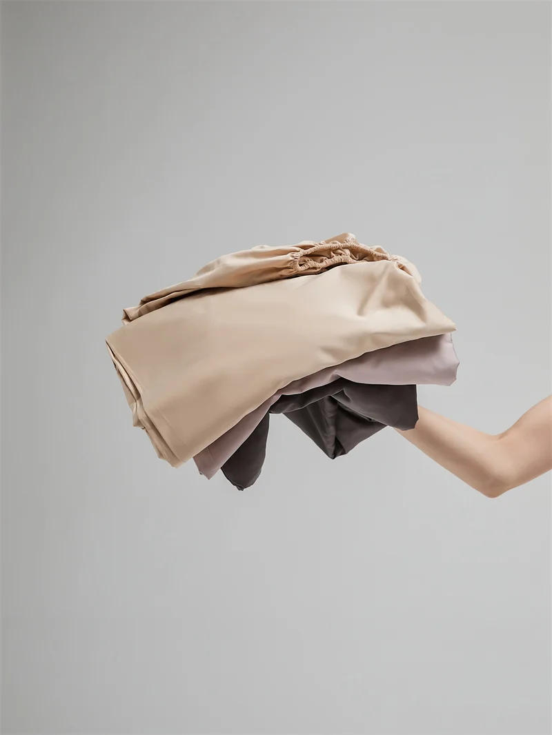 Description Picture 6 of item100% Egyptian Cotton Fitted Sheet 1000 Thread Count Mattress Cover Four Corner with Elastic Band Bed Sheet Pillowcase Need Order