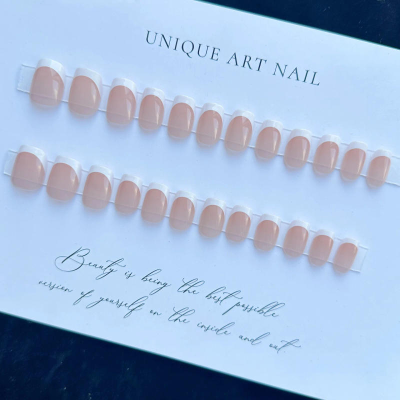 Description Picture 6 of item24 PCs Short Minimalist Nails with 1 Nail Glue and 1 Nail File