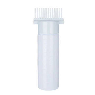 Liquid Packaging Hair Color Bottle Domestic Hair Tools with Comb Shampoo Bottle PP/PE Hair Root Applicator Jar Indoor