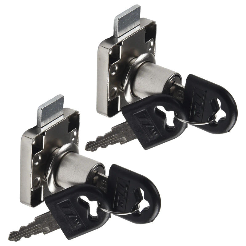 Description Picture 5 of item2PCS Furniture Drawer Lock Matching Key Drawer Lock Bolt Cam Lock Wardrobe Cabinets Glove Boxes Locks Hardware
