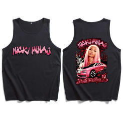 2024 Nicki Minaj Tour Shirts Tank Tops Vest T-Shirt Print T Shirts Man Woman