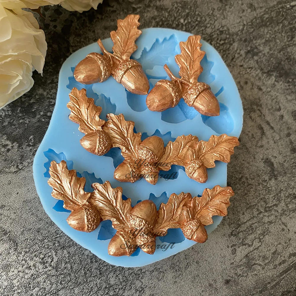Description Picture 4 of itemNut Fruit silicone cake mold fondant molds cake decorating tools chocolate gumpaste mold  fondant tools soap mold Christmas