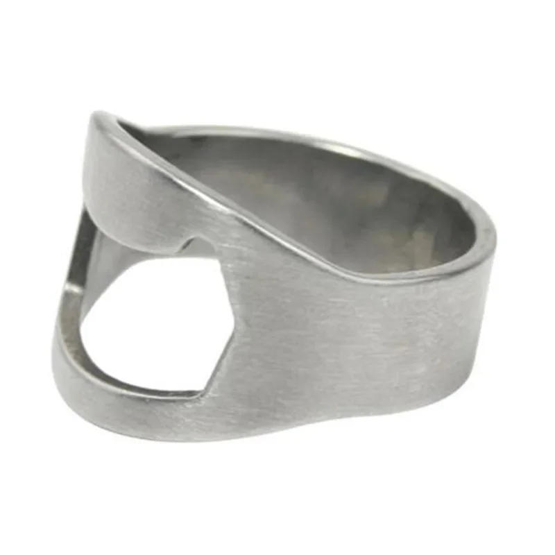 Description Picture 4 of item1-3Pcs Stainless Steel Finger Corkscrew Beer Bottle Opener Tool Versatile Ring-Shape Wine Bottles Open Bartender Tools