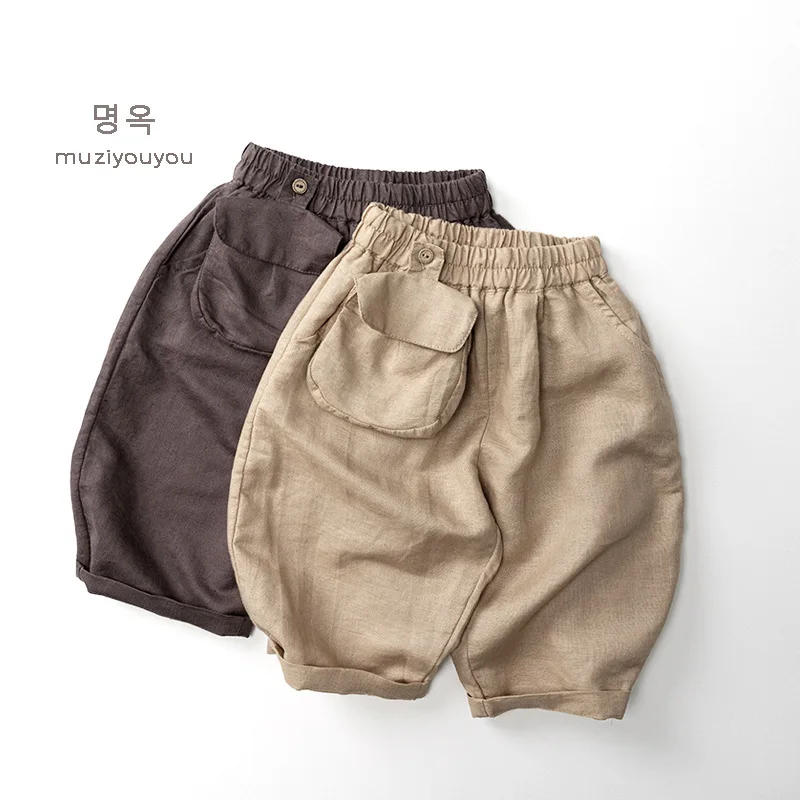 Description Picture 2 of itemChildren's Cool and Breathable Mosquito Proof Pants 2025 Summer New Product, Men's and Women's Baby Casual Pants Wholesale