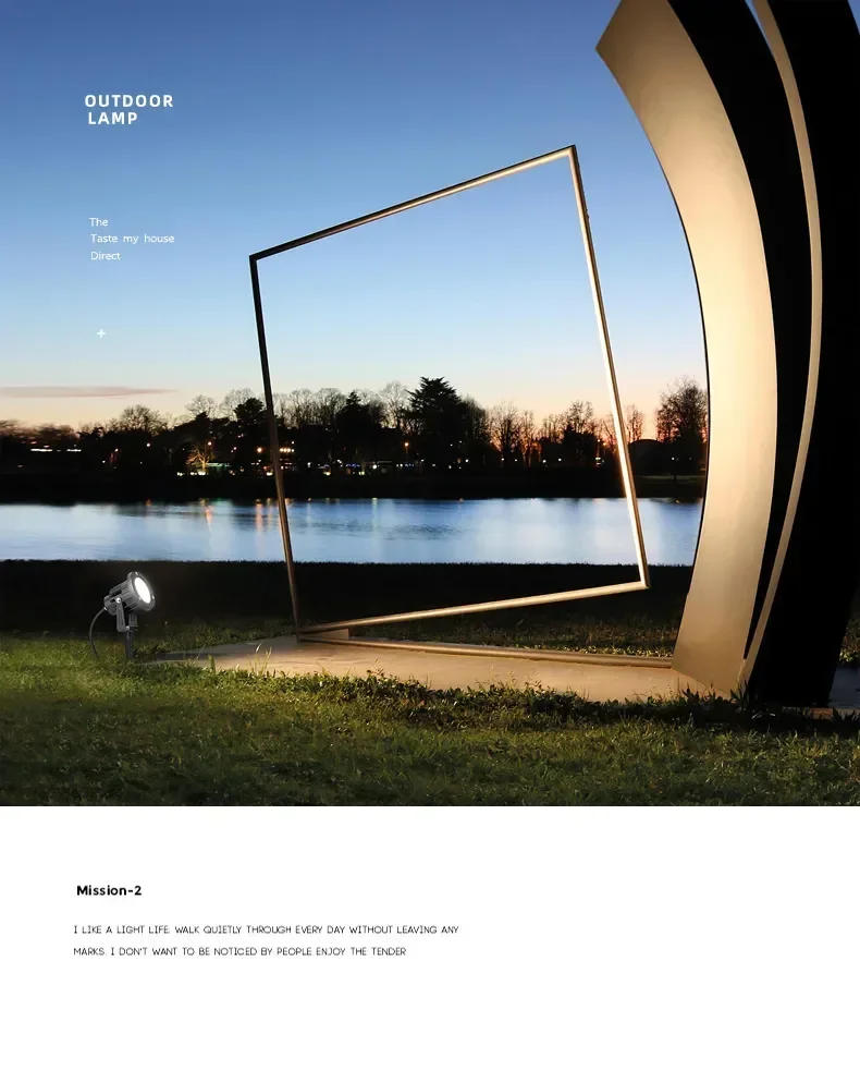 Description Picture 6 of itemLED Garden Lights Outdoor LED Waterprof Lawn Lamp 220V110V 2700K 5W Landscape Spike Bulb IP65 Light Garden Path Spotlights 12V