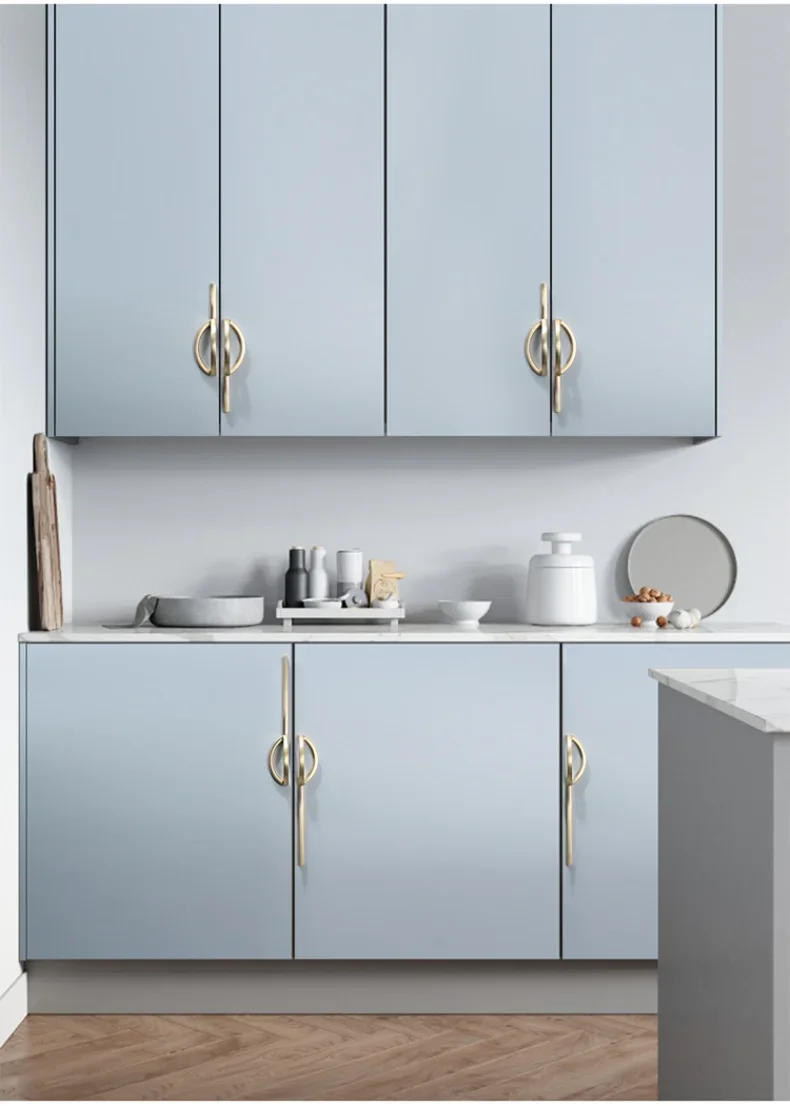 Description Picture 5 of itemLuxury Nordic Furniture Cabinet Drawer Handle Door Pull Kitchen Cupboard Wardrobe Bathroom House Dresser Closet Brass Grey Knob