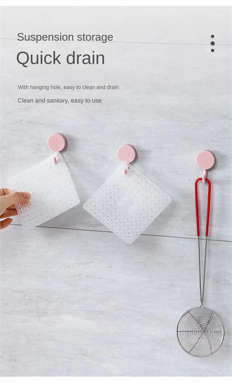 Description Picture 6 of itemFruit And Vegetable Brush Silicone Pot Dishes Cleaning Multifunctional Potato Carrot Brush Easy Clean Kitchen Tools