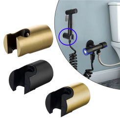 1 PCS Bidet Sprayer Holder Stainless Steel Wall Mounted Handheld Shower Head Holder Bracket Bathroom Accessories