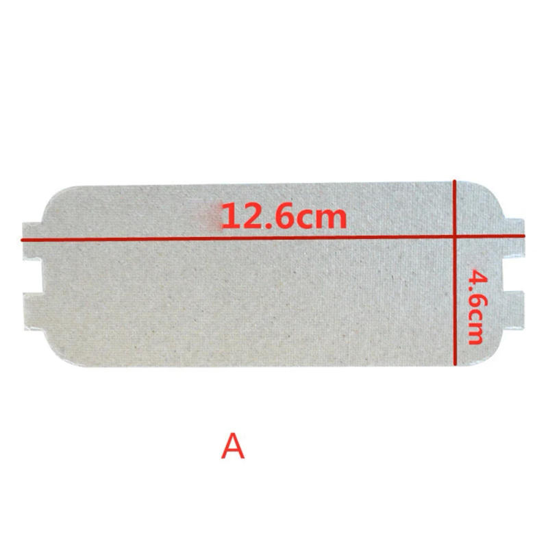Description Picture 4 of item1pc Mica Plate Oven Waveguide Waveguide Cover Plate Suitable For Hair Dryer Toaster Microwave Oven Heating Household Appliances