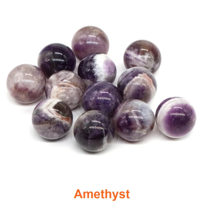 Description Picture 5 of item16MM Mini Sphere Natural Stone Ball Reiki Healing Crystal Tiger Eye Gemstone Energy Mineral Specimen Round Beads Home Decoration