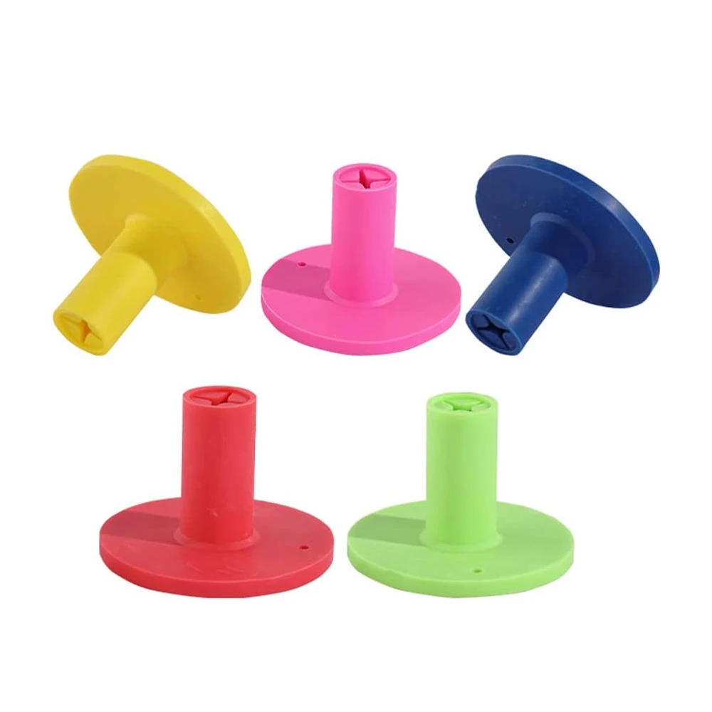 Description Picture 3 of item6pcs/set Golf Rubber Tees Holder with Plastic Golf Tees Set Golf Practice Training Driving Putting Chipping Range for Golf Mats