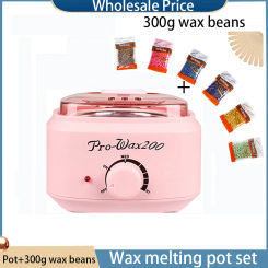 500ml Wax Machine Kit For Hair Removal Depilatory Wax Heater Dipping Pot Paraffin Waxing Warmer Wax-melting Epilator Wax Beans