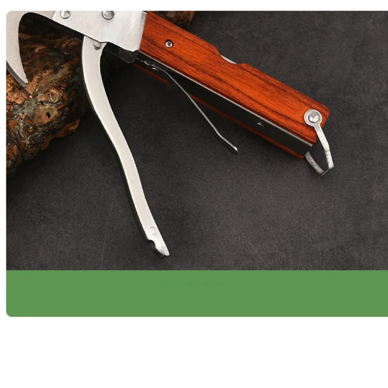 Description Picture 3 of item1pc Multifunctional Axe Safety Hammer, Cone Hammer, Sheep Horn Hammer, Car Repair Tool, Home Tool, Multi-purpose Knife Pliers, W