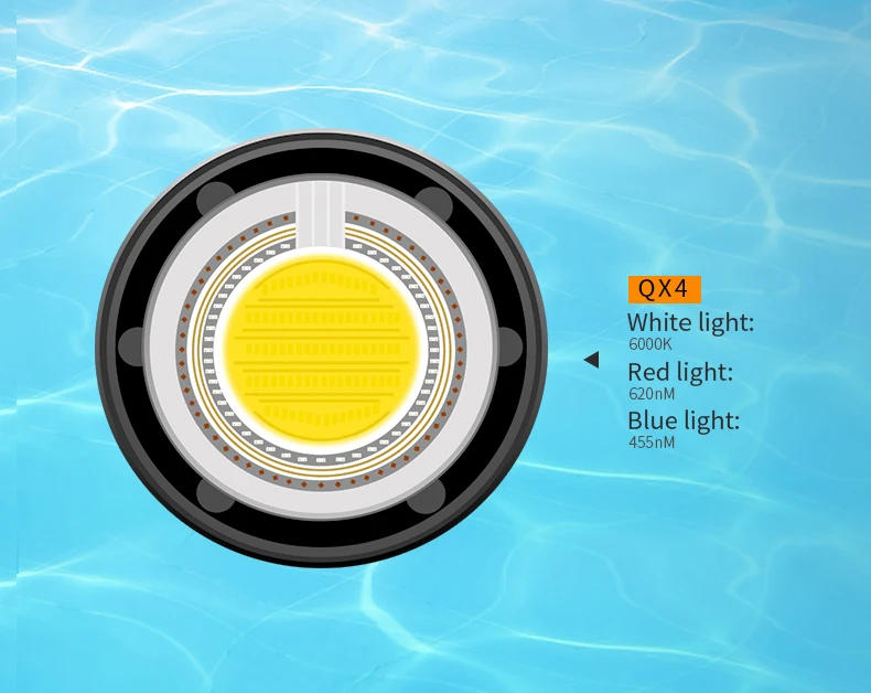 Description Picture 5 of itemIPX8 Scuba Diving Flashlight Underwater 80m Powerful 5000Lumen Diving Flashlight Photography COB dive Torch Lamp dive light