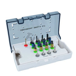Stainless Steel den tal Bone Expanding Drills With Stopper im plant surgical drills
