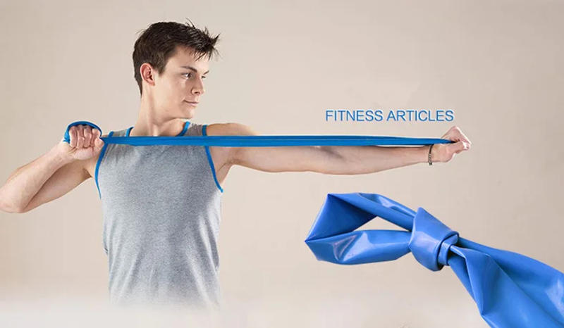 Description Picture 4 of itemYoga Sport Resistance Bands Pilates Training Fitness Exercise Home Gym Elastic Band Natural Rubber Latex Yoga Accessories