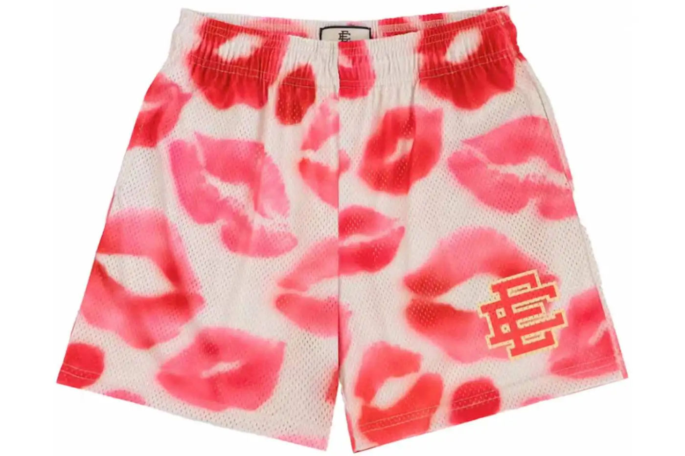 Description Picture 6 of itemNew Summer Eric Emanuel EE Basic Mesh Short Classic Floral Printed Gym Shorts Men's Gym Basketball Sports Beach Shorts
