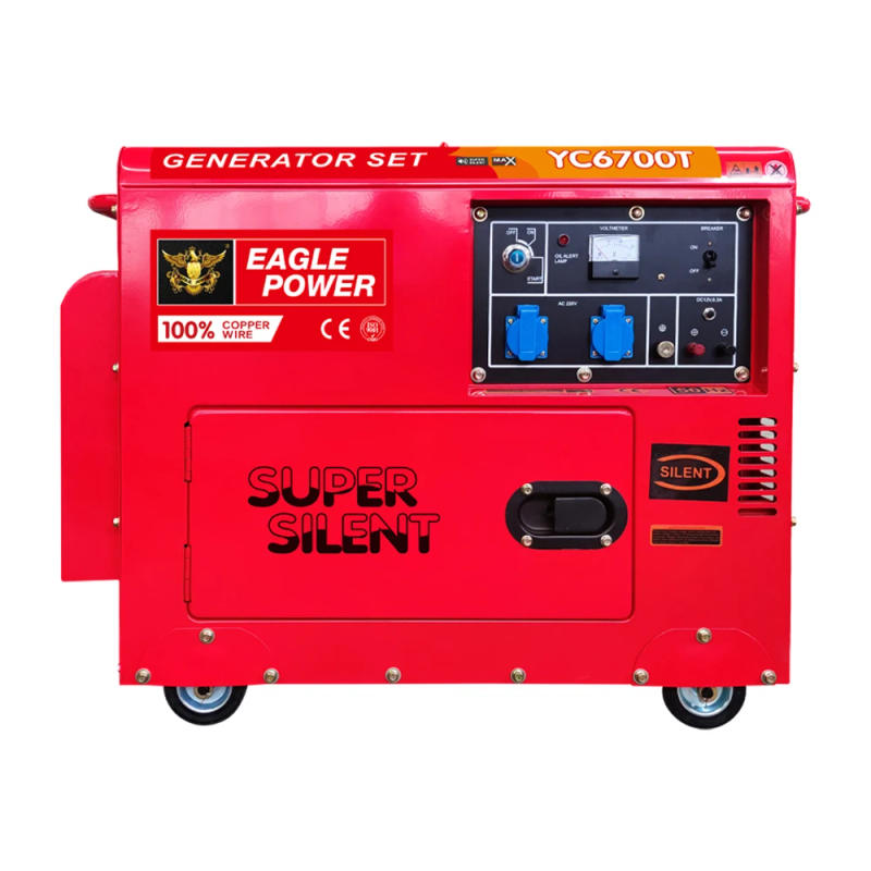 Description Picture 4 of itemSuper Silent Diesel Generator 7.5 kVA Generator 5.0kW Portable Diesel Generator Electric Start