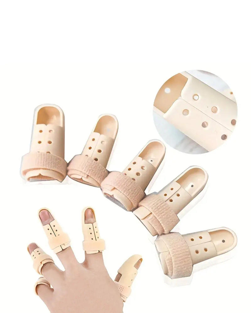 Description Picture 3 of item1pc Plastic Finger Splint For Trigger Finger, Thumb Splint Support Brace For Straightening & Injury Protection, Order A Size Up
