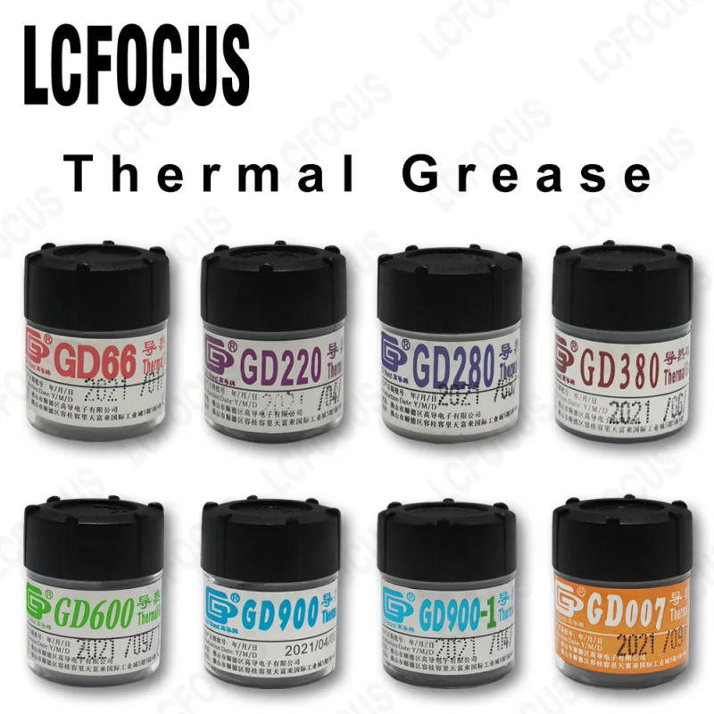 Description Picture 3 of itemThermal Grease Paste Plaster Heat Sink Radiator Cooling System For DIY 1W 3W 5W 10W 20W 30W 50W 100W LED Lamp Light Beads Bulbs