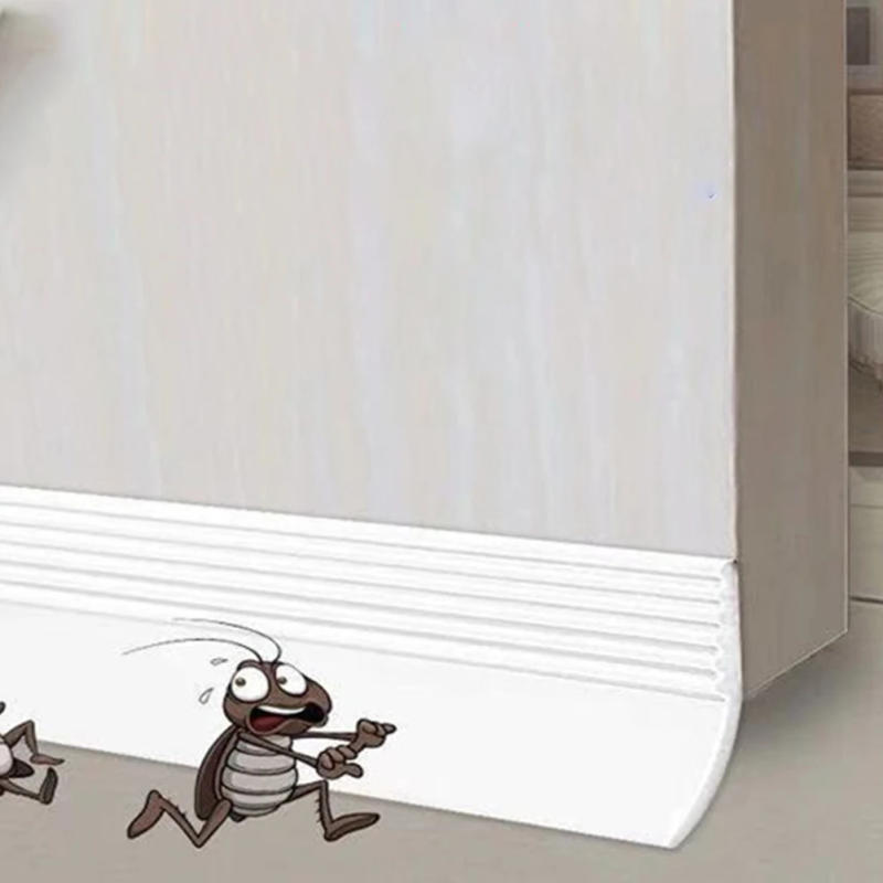 Description Picture 3 of itemKeeps Home Warm Home Improvement Door Bottom Seal Door Seal Strip All Season Use Easy To Install Faux Leather Material