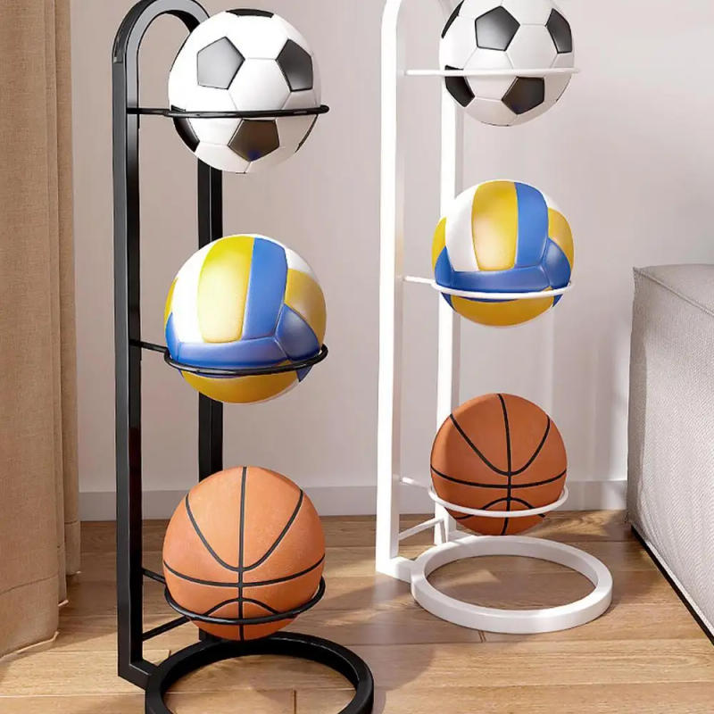 Description Picture 4 of itemMulti-Layer Basketball Storage Rack Football Display Shelf Kindergarten Volleyball Stand Holder Cast Iron Stand Display