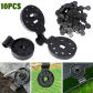 10PCS Black 10cm