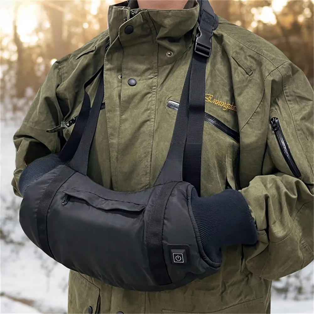 Description Picture 3 of itemUSB Electric Heating Hand Warm Gloves 3Grades Temperature Adjustable Hand Warmer Outdoor Hiking Fishing Windproof and Warm Glove