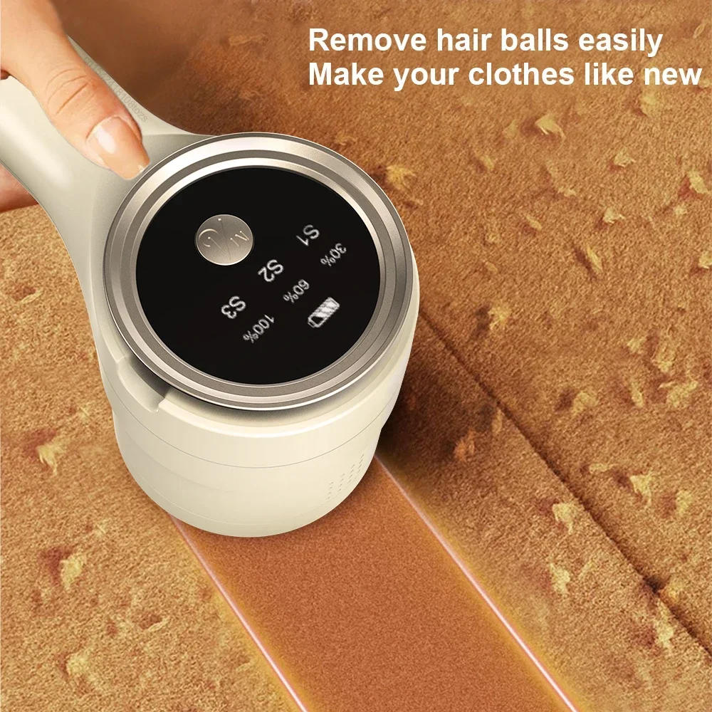 Description Picture 6 of itemLint Remover for Clothing Portable Electric Fuzz Pellet Remover LED Display Rechargeable for Clothes Fabric Shaver Fluff Remover