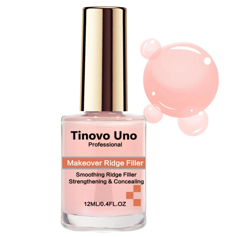 Description Picture 3 of itemTinovo Uno Nail Strengthener Makeover Ridge Filler Base Coat 12ML Healthy Pink Base Oil Nail Hardener Manicure Repair Thin Nails