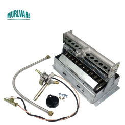 NG LPG 11-Row Burner 12mm Male Thread Interface  With Cover Ignition Accessories Set For Stove Noodle Cooker Steam