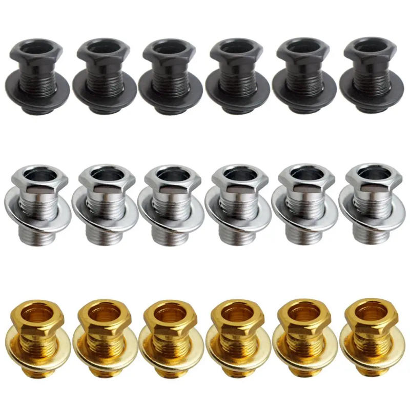 Description Picture 4 of item1 Set Iron Tuning Peg Tuning Key Bushing Washer Gasket for Electric/Wood/Acoustic Guitar Replacement Parts