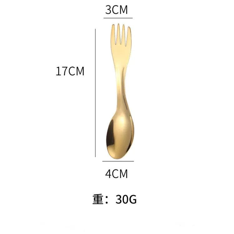 Description Picture 5 of itemOutdoor Camping Picnic Titanium Spork Spoon Tableware Ultralight Hiking Camping Travel Tableware Cookware Travel Camp Portable