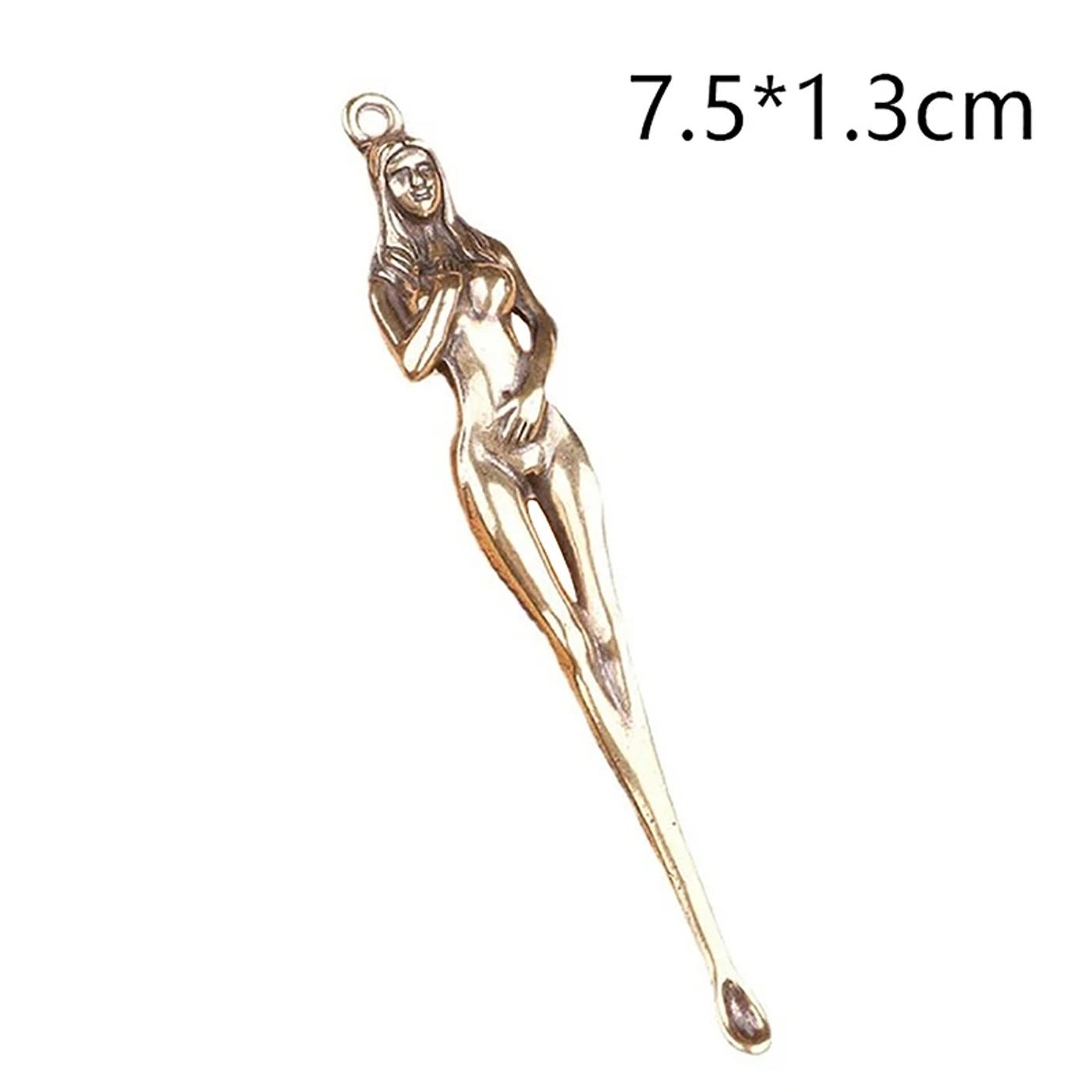 Description Picture 6 of item1PCS Retro Brass Ear Spoons Portable Ear Cleaning Tool Dragon EarPick Ear Wax Remover Curette Cleaner Ear Pick Keychain Pendants