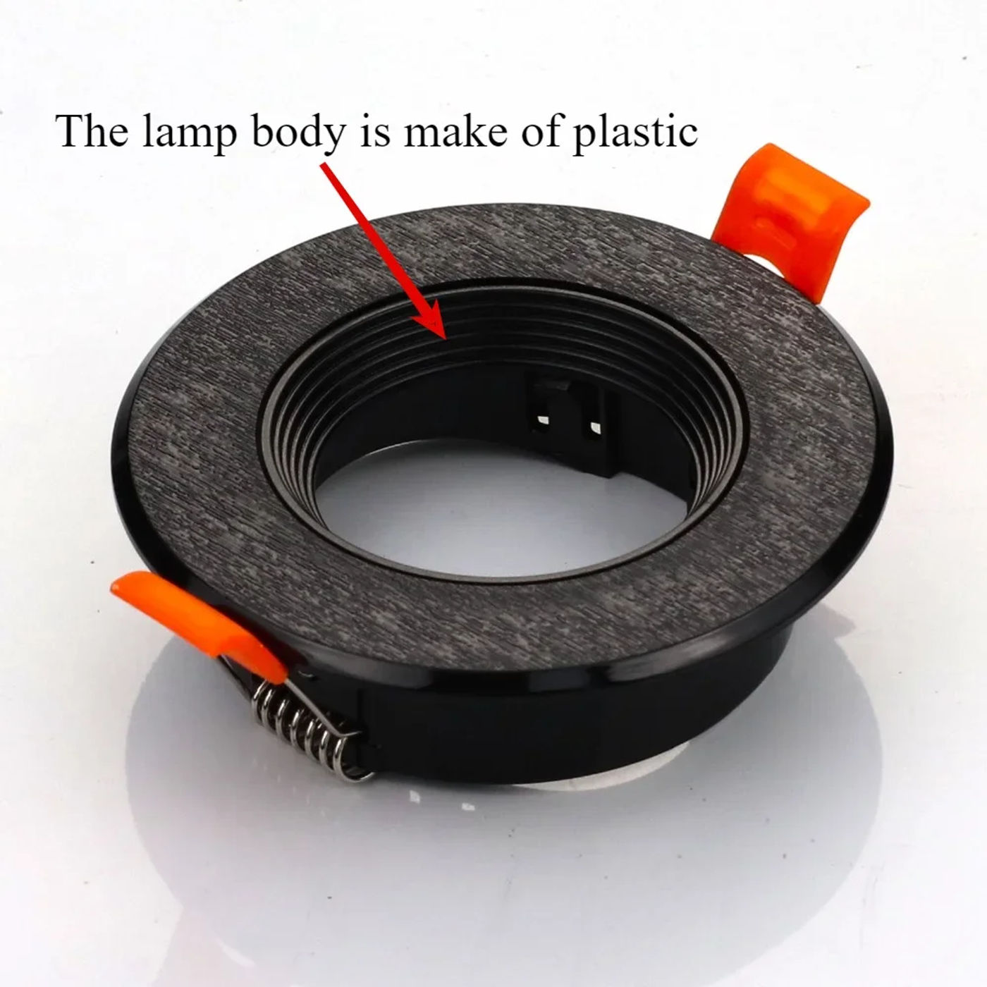Description Picture 3 of item1PCS Cutting 75mm Side Length Diameter 78mm Square Spotlight Frames MR16 GU10 Recessed Downlight Frame