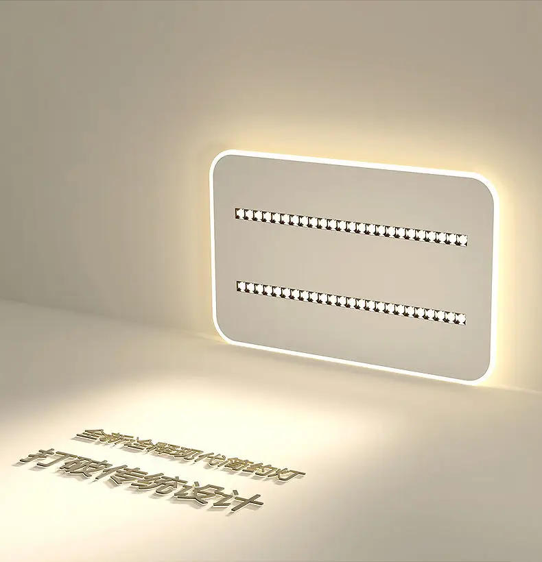 Description Picture 5 of itemLiving room ceiling light with spotlight, artistic creativity, geometric simplicity, modern living room lighting fixtures