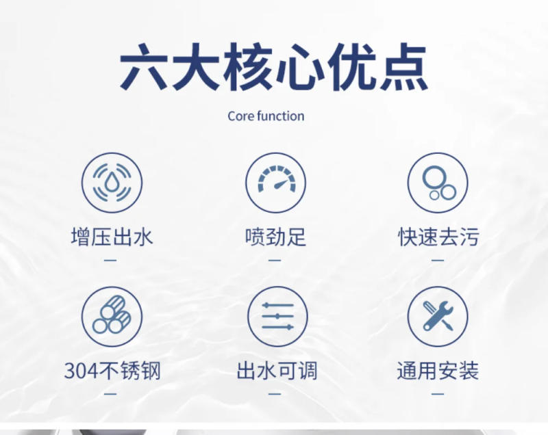 Description Picture 5 of itemHandheld Bidet Sprayer Set 304 Stainless Steel Spray Gun Shower Handheld Toilet Bidet Faucet Sprayer Shower Nozzle Self Cleaning