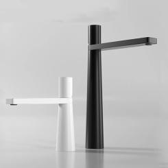 Bathroom Basin Faucet Stainless steel Mixer Tap Black/Chrome/White Wash basin Faucet Single Handle Hot and Cold Faucet