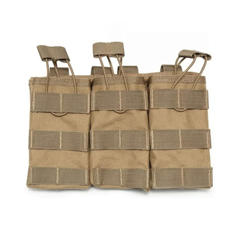 Description Picture 2 of itemTactical Triple Molle Magazine Pouches Airsoft AK 7.62 5.56mm M4 AR 15 Rifle Mag Bag Hunting Accessories