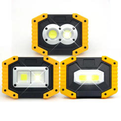 Drop Shipping 40W Led Portable COB Led Work Light USB Rechargeable Outdoor For Hunting Camping Tent lantern Flashlight