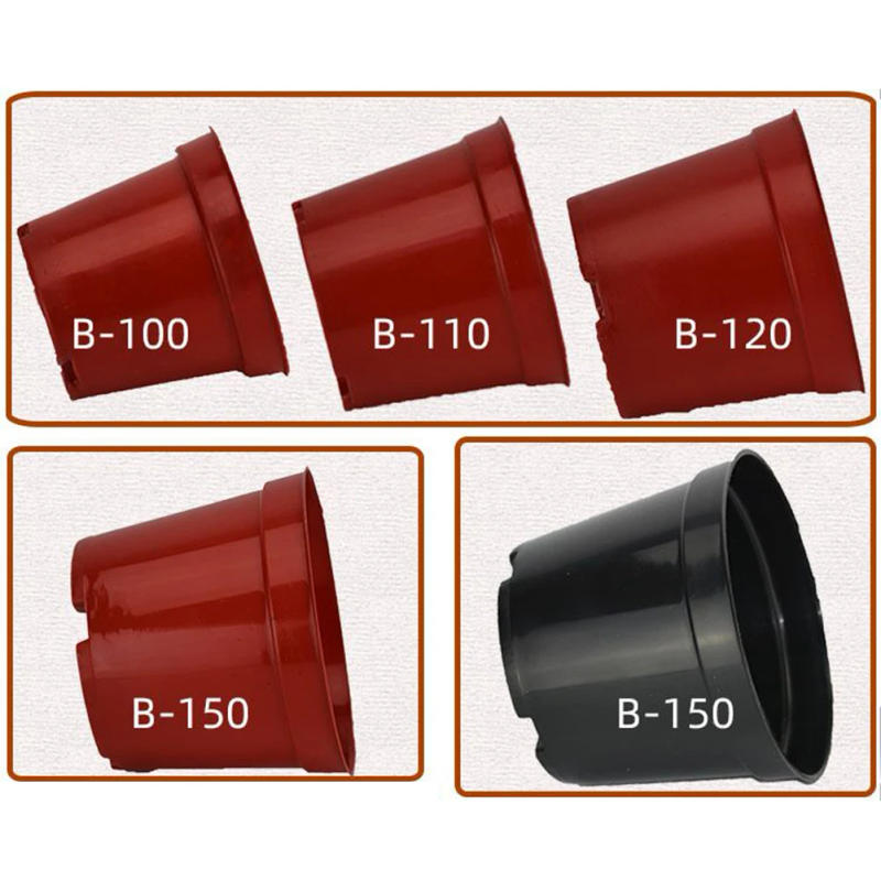 Description Picture 5 of item10 PCS Plant Pots Black Plastic Plant Nursery Pots Multiple Sizes Large Garden Flower Pot Container For Succulents Cuttings