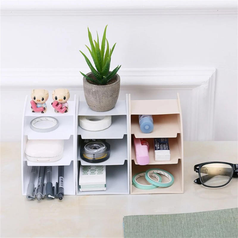 Description Picture 6 of itemPlastic TV Remote Control Storage Holder Mobile Phone Holder Stand Washable Home Office Storage Boxes Desktop Storage Case
