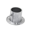 Stainless Steel Closet Wardrobe Rod Holder Socket End Support Bracket Flange for Wardrobe Curtain Cloth Rod 16mm-32mm